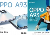 Oppo A93 در تاریخ 6 اکتبر معرفی می شود.