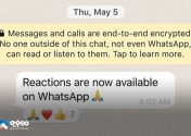 قابلیت Chat Reactions در راه واتس‌اپ است
