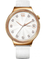 ساعت هوشمند زنانه هوآوی واچ مدل Rose Gold Case with White Leather Band