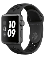 ساعت هوشمند اپل واچ سری 3 مدل Nike Plus 38mm Space Gray Aluminum Case with Anthracite/Black Nike Sport Band