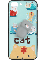 کاور اسکوییشی مدل گربه مخصوص گوشی اپل Iphone 7Plus