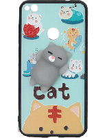 کاور اسکوییشی مدل گربه مخصوص گوشی هواوی P8 Lite