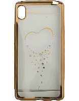 کاور نگین‌دار یونیک مدل قلب مخصوص گوشی سونی Xperia Z4