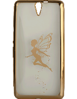 کاور نگین‌دار یونیک مدل پروانه مخصوص گوشی سونی Xperia C5