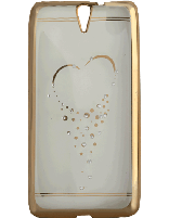 کاور نگین‌دار یونیک مدل قلب مخصوص گوشی سونی Xperia C5