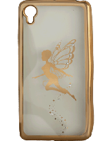 کاور نگین‌دار یونیک مدل پروانه مخصوص گوشی سونی Xperia X
