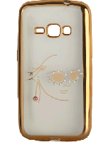 کاور نگین دار یونیک مدل چهره مخصوص گوشی سامسونگ (Galaxy J1 2016 (j120