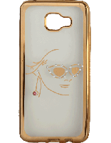 کاور نگین دار یونیک مدل چهره مخصوص گوشی سامسونگ Galaxy A7 2016 (A710)