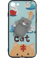کاور اسکوییشی مدل گربه مخصوص گوشی اپل Iphone 7