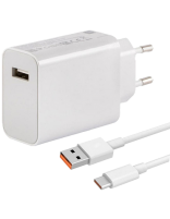 آداپتور شارژ شیائومی 33 وات مدل MDY-11-EZ (به‌همراه کابل شارژ Type-C به USB-C) | مشابه اصلی