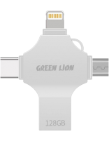 فلش مموری  4 به 1 گرین لاین مدل GN4IN1USB128SL ظرفیت 128 گیگابایت