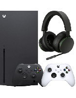 کنسول بازی مایکروسافت مدل XBox Series X به‌همراه هدست گیمینگ ایکس باکس مدل Wireless Headset و کنترلر ایکس‌باکس مدل Robot White