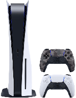 کنسول بازی سونی مدل Playstation 5 Standard به‌همراه کنترلر سونی مدل Dual Sense ارتشی اضافه