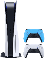 کنسول بازی سونی مدل Playstation 5 Standard به‌همراه کنترلر سونی مدل Dual Sense Starlight Blue اضافه