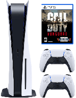 کنسول بازی سونی Playstation 5 Standard به‌همراه دسته بازی مدل Dual Sence و بازی Call of Duty: Vanguard