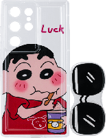 کاور ژله‌ای عروسکی پاپ سوکت‌دار مدل Luck مناسب برای گوشی سامسونگ گلکسی S23 Ultra
