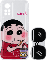 کاور ژله‌ای عروسکی پاپ سوکت‌دار مدل Luck مناسب برای گوشی شیائومی Note 12pro 4G