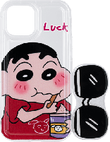 کاور ژله‌ای عروسکی پاپ سوکت‌دار مدل Luck مناسب برای گوشی اپل iPhone 13proMax