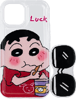 کاور ژله‌ای عروسکی پاپ سوکت‌دار مدل Luck مناسب برای گوشی اپل iPhone 11