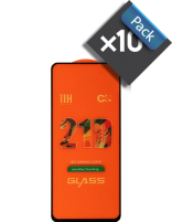 پک 10 تایی محافظ صفحه‌نمایش شیشه‌ای 9D/21D مناسب برای گوشی شیائومی Redmi Note 10