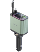 شارژر فندکی 90 وات گرین لاین مدل Retractable PD 65W