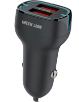 شارژر فندکی 63 وات گرین لاین مدل Dual QC3.0 