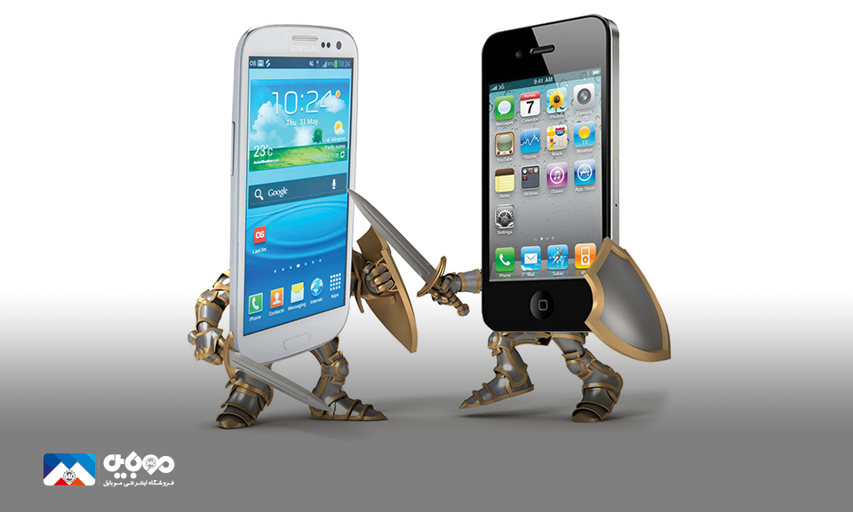 رقابت نفس‌گیر سامسونگ و اپل در بازار موبایل